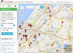 Screenshot van RunnerMaps.nl